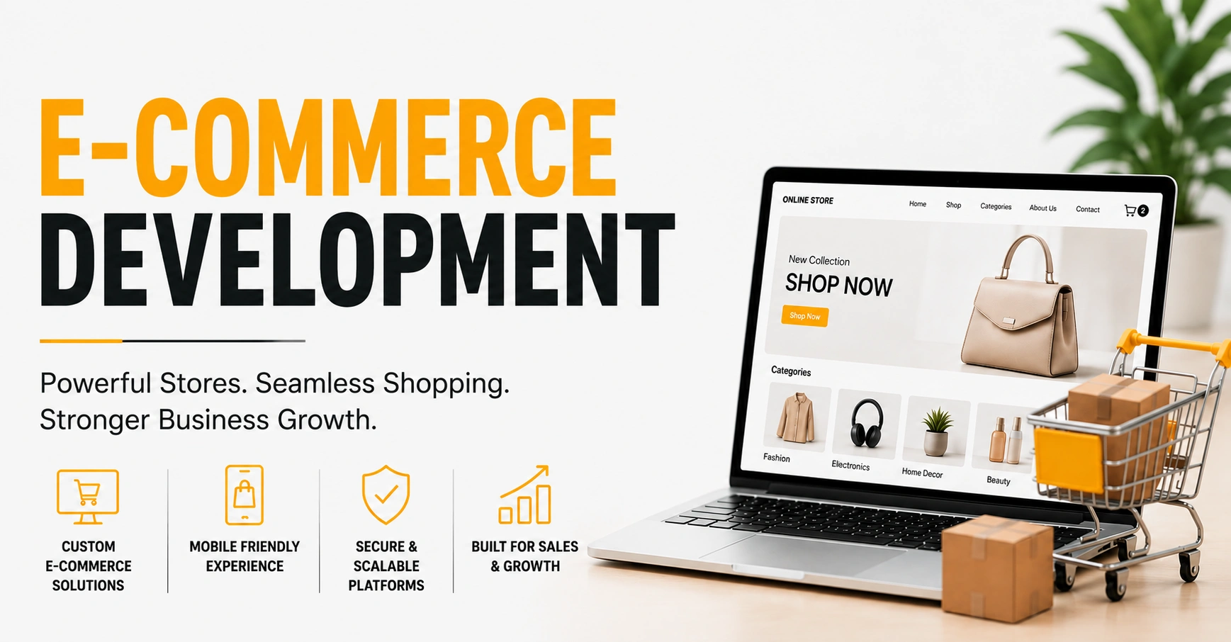 Professional E-Commerce Development Services by Sampark Group